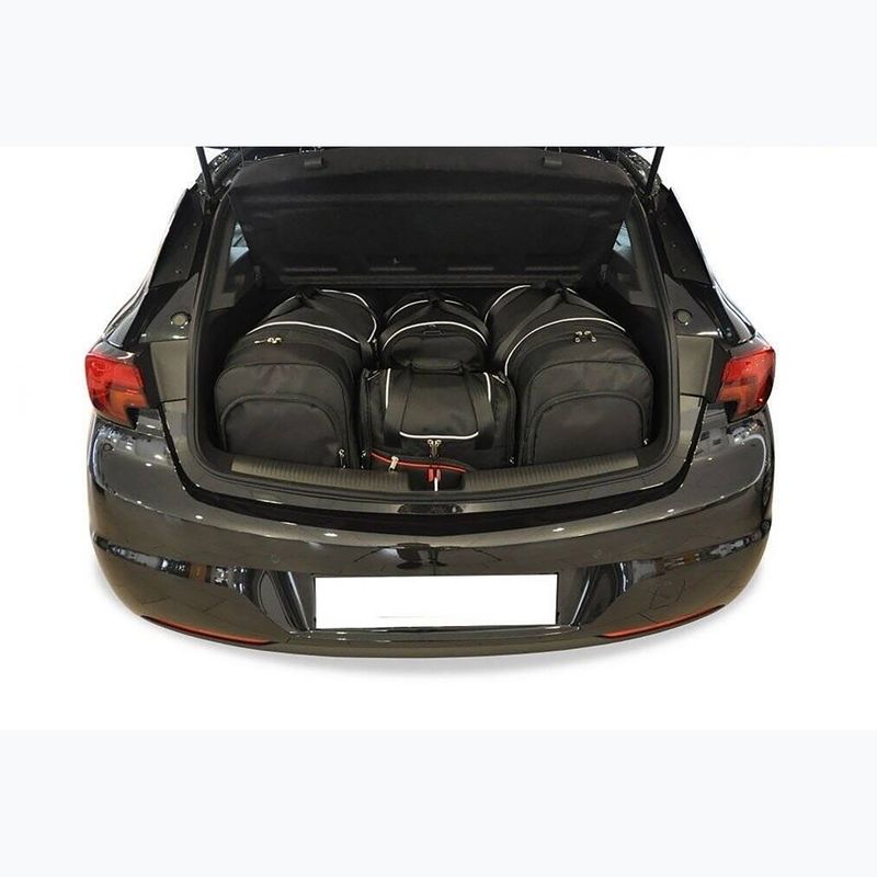 KJUST sada tašiek do batožinového priestoru Opel Astra Hatchback 2015-2021 4 ks čierna. 13
