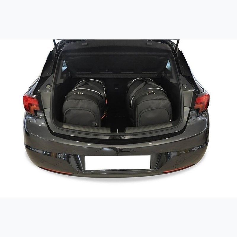 KJUST sada tašiek do batožinového priestoru Opel Astra Hatchback 2015-2021 4 ks čierna. 15