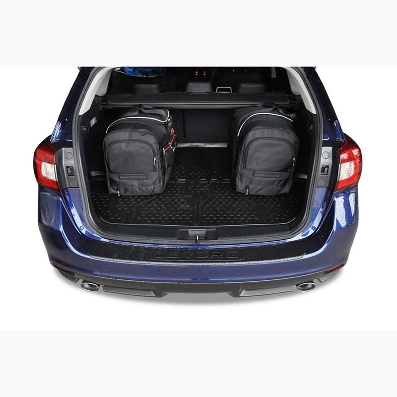KJUST sada tašiek do kufra Subaru Levorg 2015-2018 5 ks čierna. 15