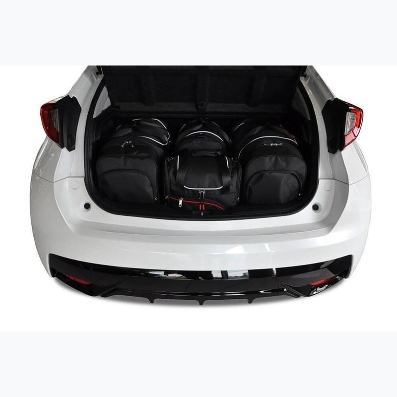 Sada tašiek do kufra KJUST Honda Civic Hatchback 2012-2017 4 ks black 14