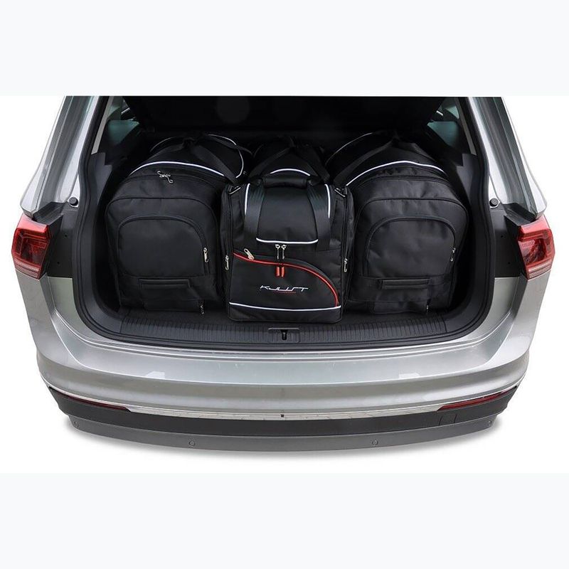 Súprava tašiek do batožinového priestoru KJUST Volkswagen Tiguan 2016-2024 4 ks black 17