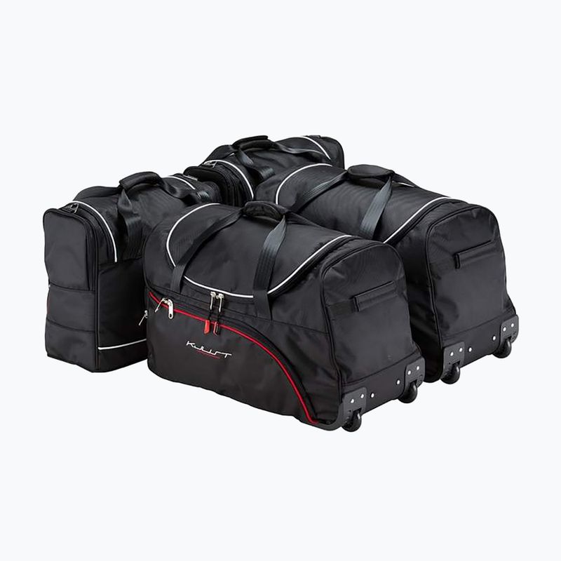 Sada tašiek do kufra KJUST Mercedes-Benz C Coupe 2014-2021 4 ks. čierna 2