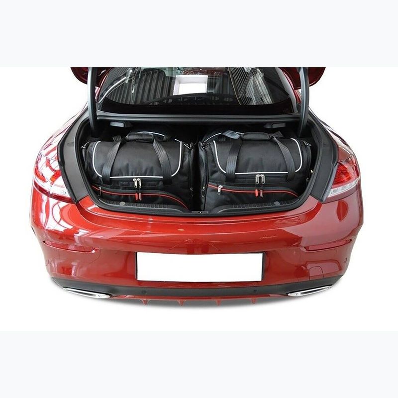 Sada tašiek do kufra KJUST Mercedes-Benz C Coupe 2014-2021 4 ks. čierna 12