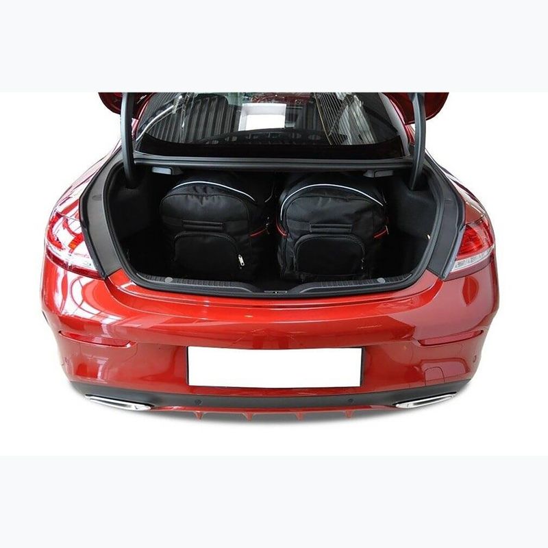 Sada tašiek do kufra KJUST Mercedes-Benz C Coupe 2014-2021 4 ks. čierna 13