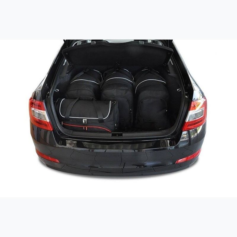 KJUST Sada tašiek do kufra Škoda Octavia Liftback 2013-2020 5 ks čierna. 13
