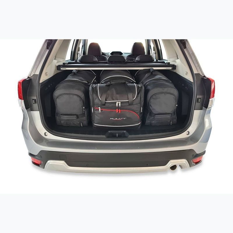 KJUST Subaru Forester 2018+ sada 4 batožinových tašiek čierna. 13