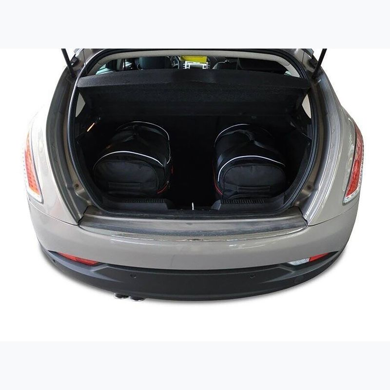 Súprava tašiek do batožinového priestoru KJUST Lancia Delta 2008-2015 3 ks black 16