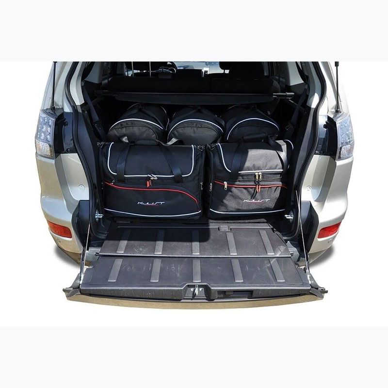 Sada tašiek do kufra KJUST Mitsubishi Outlander 2006-2012 5 ks. čierna 12