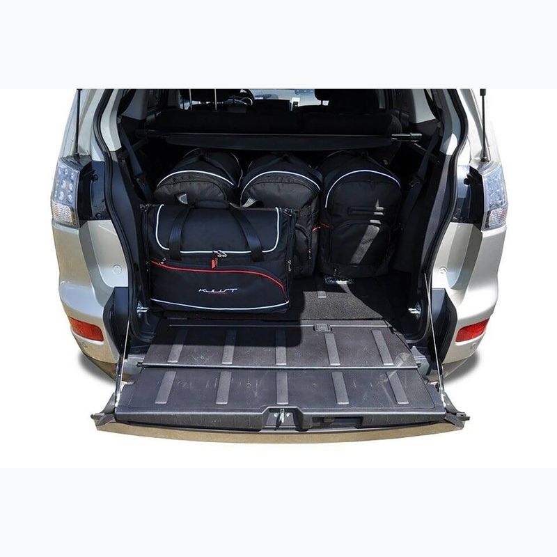 Sada tašiek do kufra KJUST Mitsubishi Outlander 2006-2012 5 ks. čierna 13