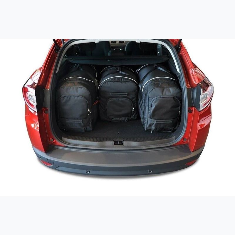 KJUST sada tašiek do batožinového priestoru Renault Megane Grandtour 2009-2016 4 ks čierna. 13