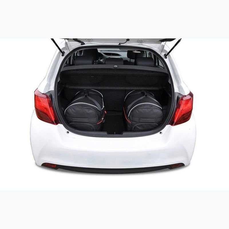 Súprava tašiek do batožinového priestoru KJUST Toyota Yaris 2011-2020 3 ks black 15