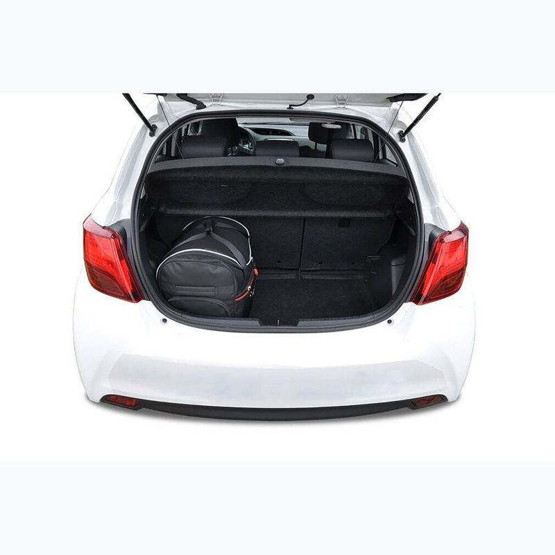 Súprava tašiek do batožinového priestoru KJUST Toyota Yaris 2011-2020 3 ks black 16