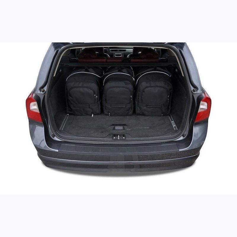 Súprava tašiek do batožinového priestoru KJUST Volvo V70 2007-2016 5 ks black 19