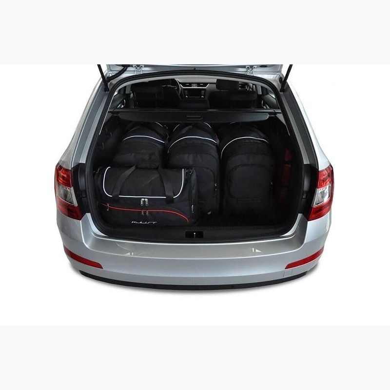 KJUST Škoda Octavia Combi 2013-2020 sada tašiek do kufra 5 ks čierna. 12