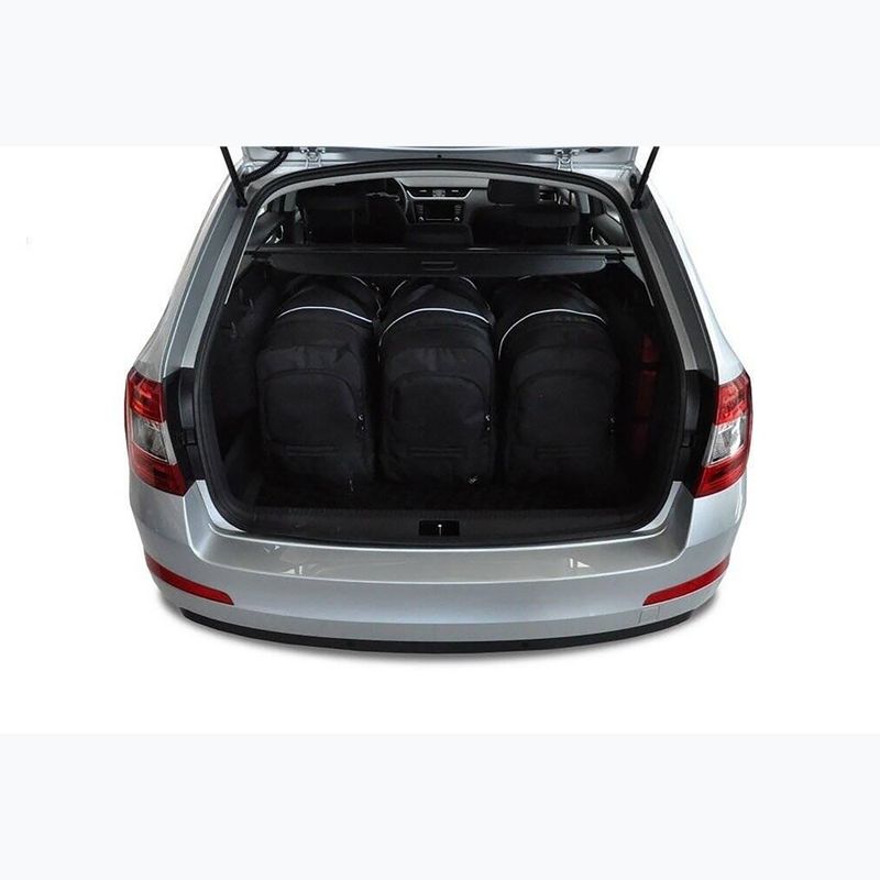 KJUST Škoda Octavia Combi 2013-2020 sada tašiek do kufra 5 ks čierna. 13