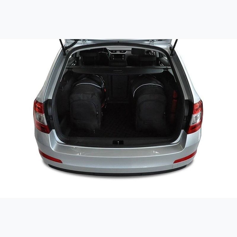 KJUST Škoda Octavia Combi 2013-2020 sada tašiek do kufra 5 ks čierna. 14
