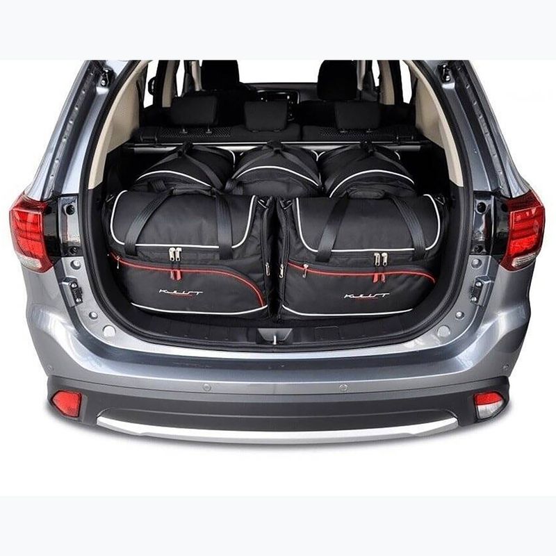 Sada tašiek do kufra KJUST Mitsubishi Outlander 2012-2020 5 ks. čierna 11