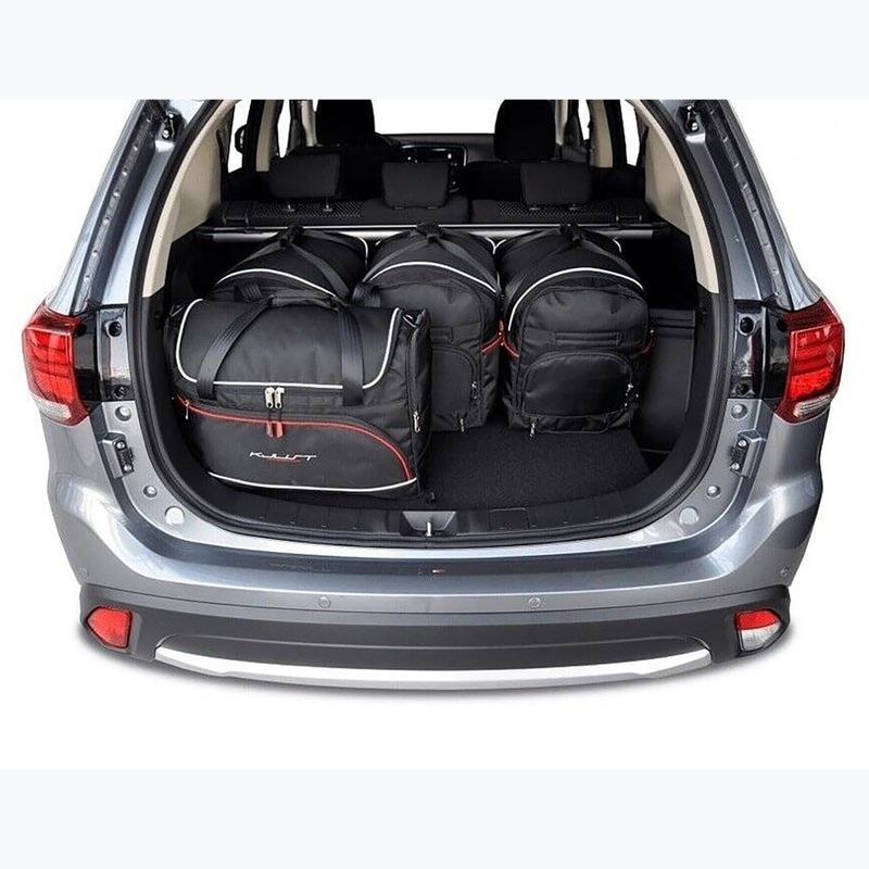 Sada tašiek do kufra KJUST Mitsubishi Outlander 2012-2020 5 ks. čierna 12