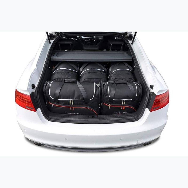KJUST sada tašiek do kufra Audi A5 Sportback 2009-2016 5 ks čierna 17