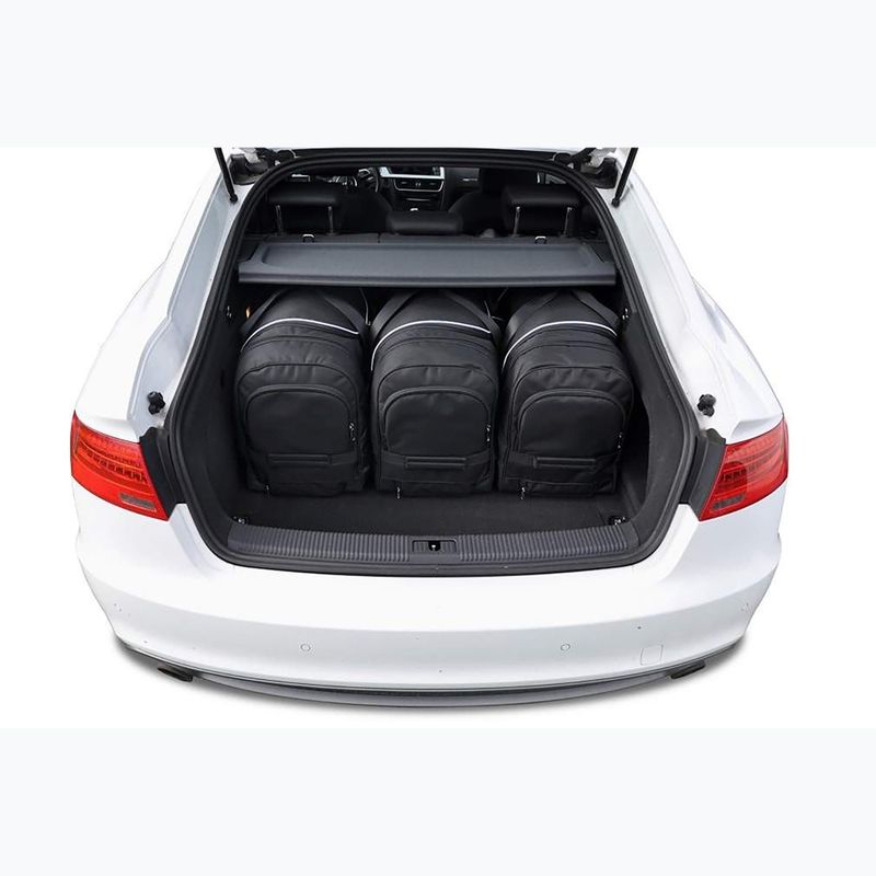 KJUST sada tašiek do kufra Audi A5 Sportback 2009-2016 5 ks čierna 19