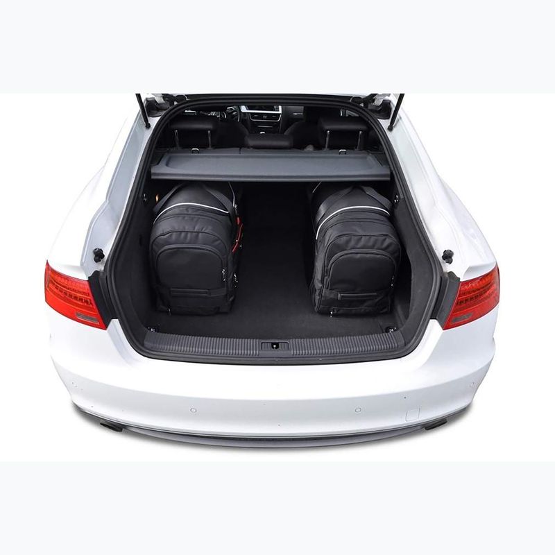 KJUST sada tašiek do kufra Audi A5 Sportback 2009-2016 5 ks čierna 20