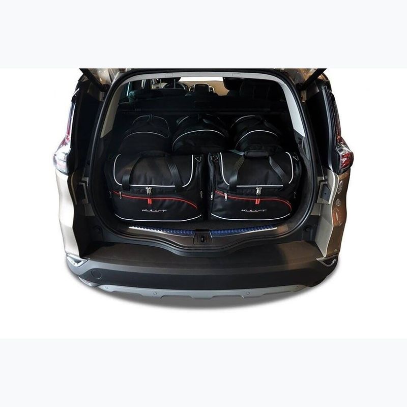 KJUST Renault Espace 2014-2021 sada tašiek do batožinového priestoru 5 ks čierna. 11