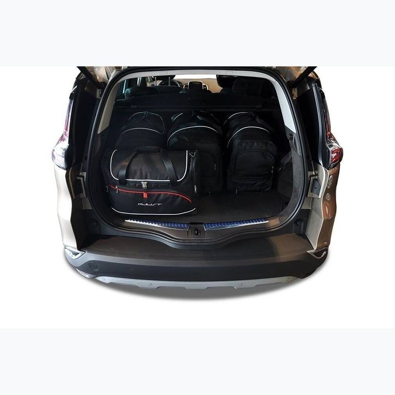 KJUST Renault Espace 2014-2021 sada tašiek do batožinového priestoru 5 ks čierna. 12