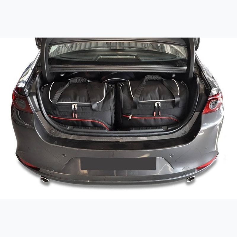 Sada tašiek do kufra KJUST Mazda 3 Limousine 2018+ 5 ks. čierna 11
