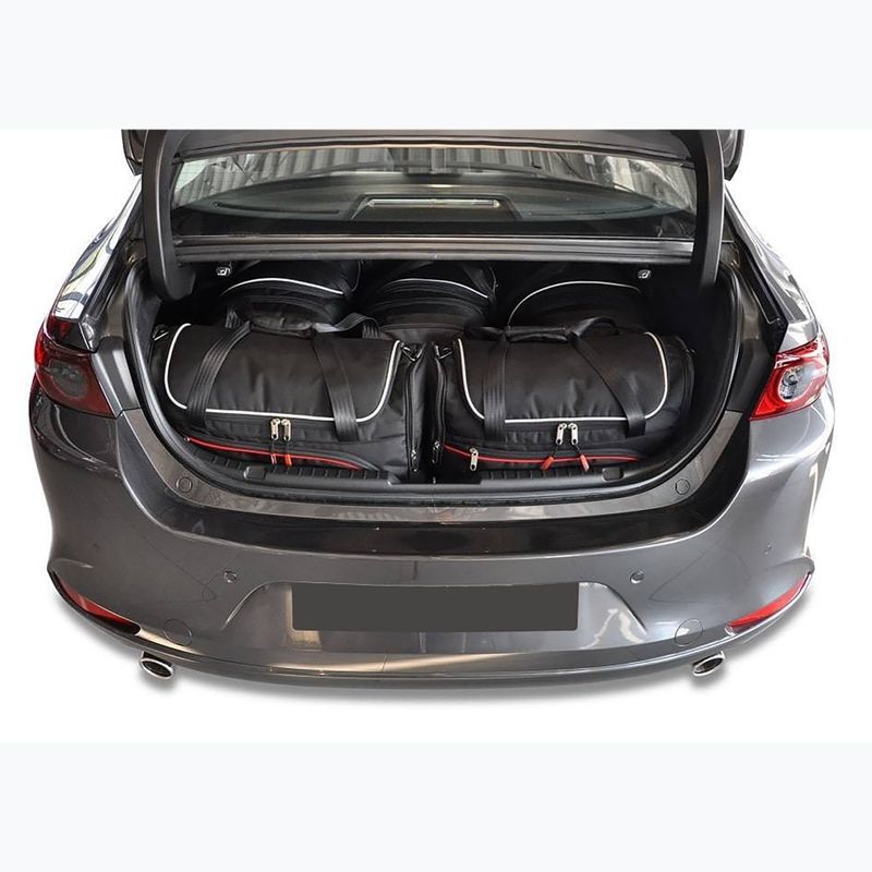 Sada tašiek do kufra KJUST Mazda 3 Limousine 2018+ 5 ks. čierna 12