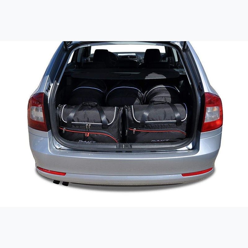 Sada tašiek do kufra KJUST Škoda Octavia Combi 2004-2013 5 ks čierna. 11