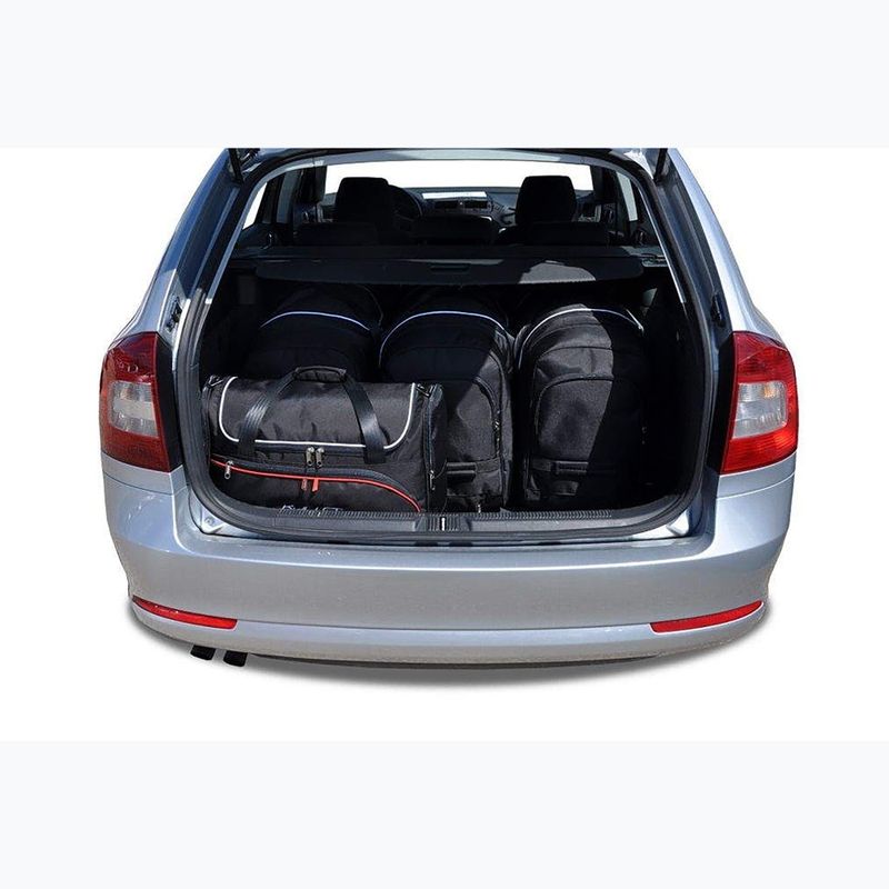 Sada tašiek do kufra KJUST Škoda Octavia Combi 2004-2013 5 ks čierna. 12