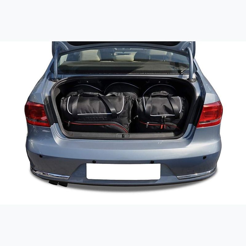 Súprava tašiek do batožinového priestoru KJUST Volkswagen Passat Limousine 2010-2014 5 ks black 16