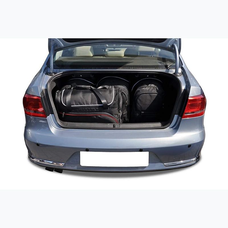 Súprava tašiek do batožinového priestoru KJUST Volkswagen Passat Limousine 2010-2014 5 ks black 17
