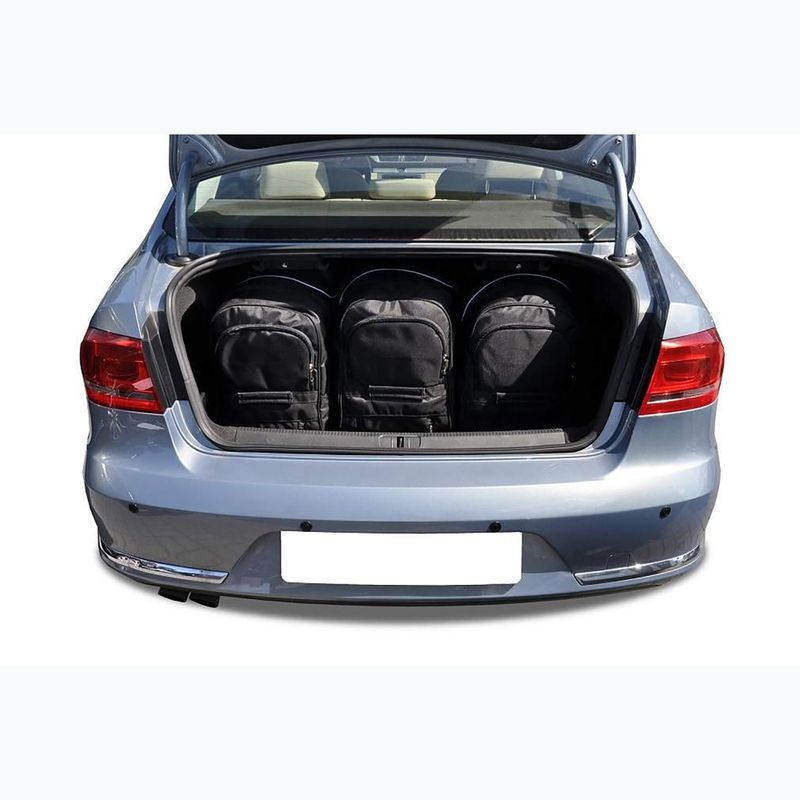 Súprava tašiek do batožinového priestoru KJUST Volkswagen Passat Limousine 2010-2014 5 ks black 18
