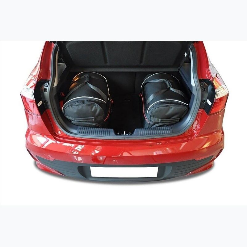 Súprava tašiek do batožinového priestoru KJUST Kia Rio Hatchback 2011-2016 3 ks black 15