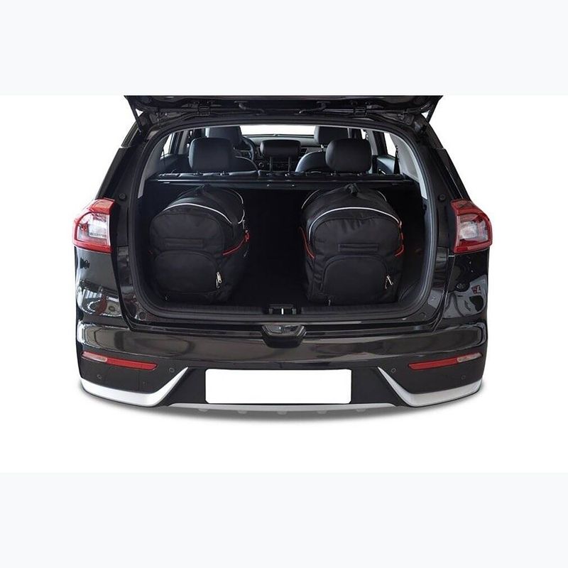 Súprava tašiek do batožinového priestoru KJUST Kia Niro 2016-2022 3 ks black 11