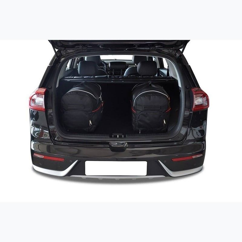 Súprava tašiek do batožinového priestoru KJUST Kia Niro 2016-2022 3 ks black 15