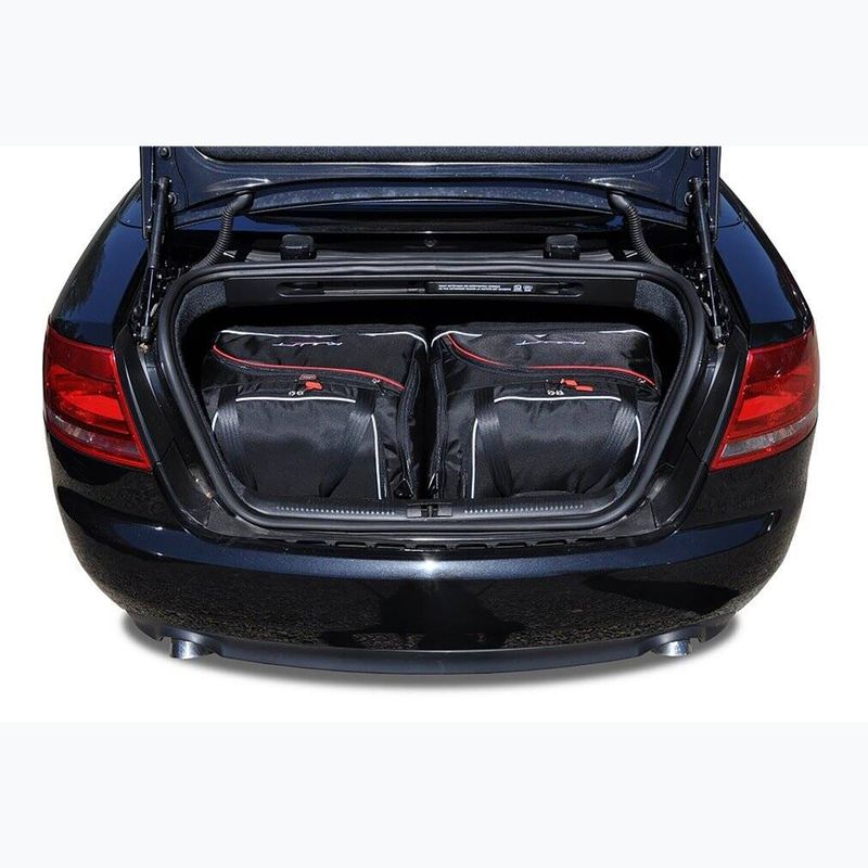 KJUST sada tašiek do kufra Audi A4 Cabrio 2005-2009 4 ks čierna 15