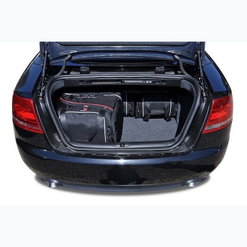 KJUST sada tašiek do kufra Audi A4 Cabrio 2005-2009 4 ks čierna 16