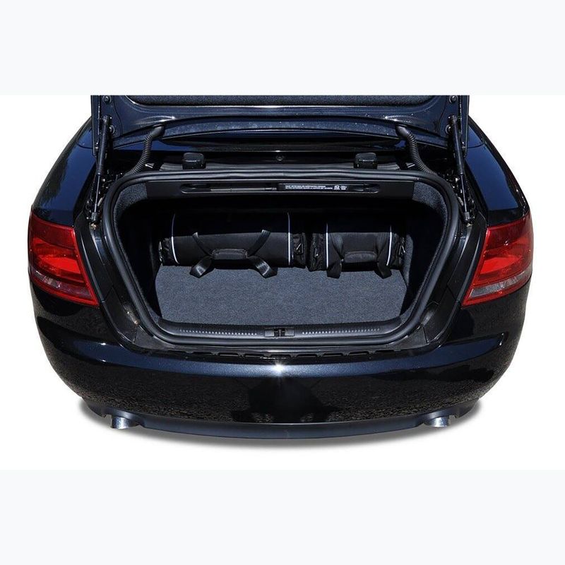 KJUST sada tašiek do kufra Audi A4 Cabrio 2005-2009 4 ks čierna 17