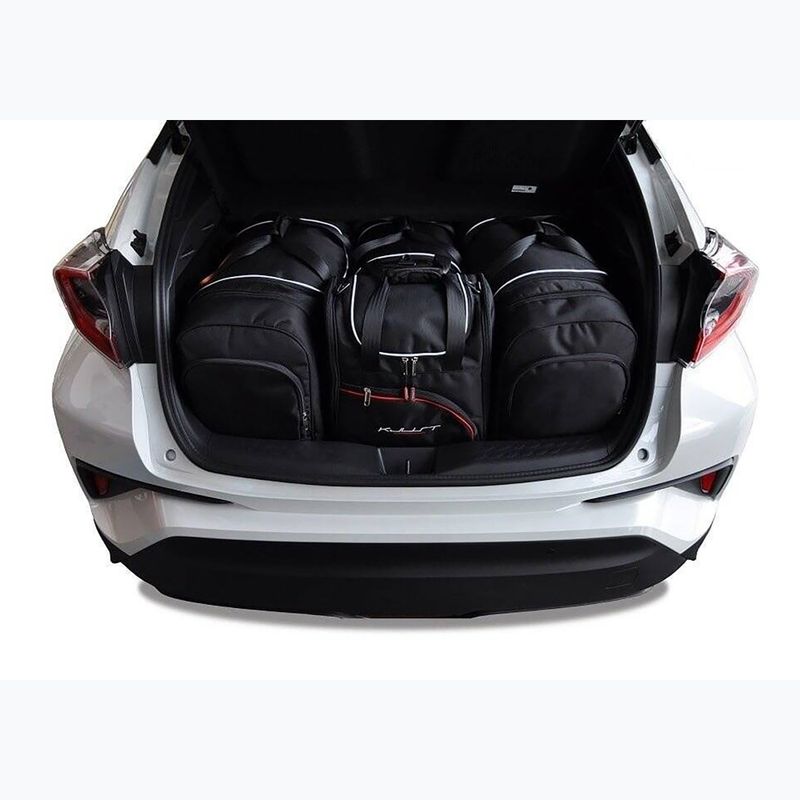 KJUST Toyota C-Hr 2016-2023 sada tašiek do batožinového priestoru 4 ks čierna. 12