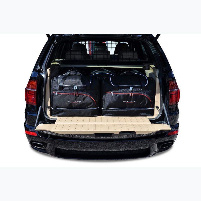 Sada tašiek do kufra KJUST BMW X5 2006-2013 5 ks black 13