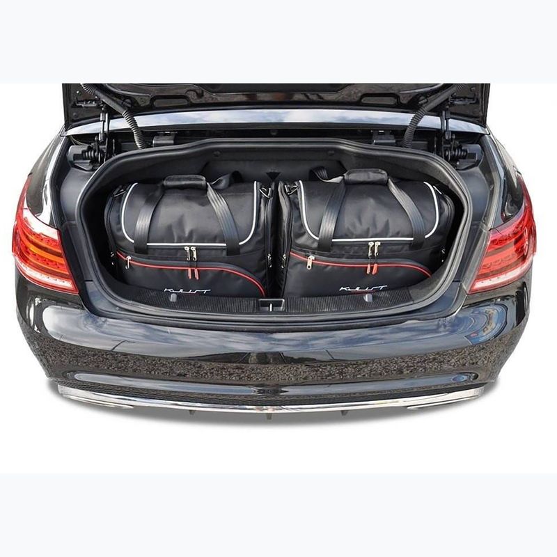 KJUST Mercedes-Benz E Cabrio sada tašiek do batožinového priestoru 2009-2016 4 ks čierna 10