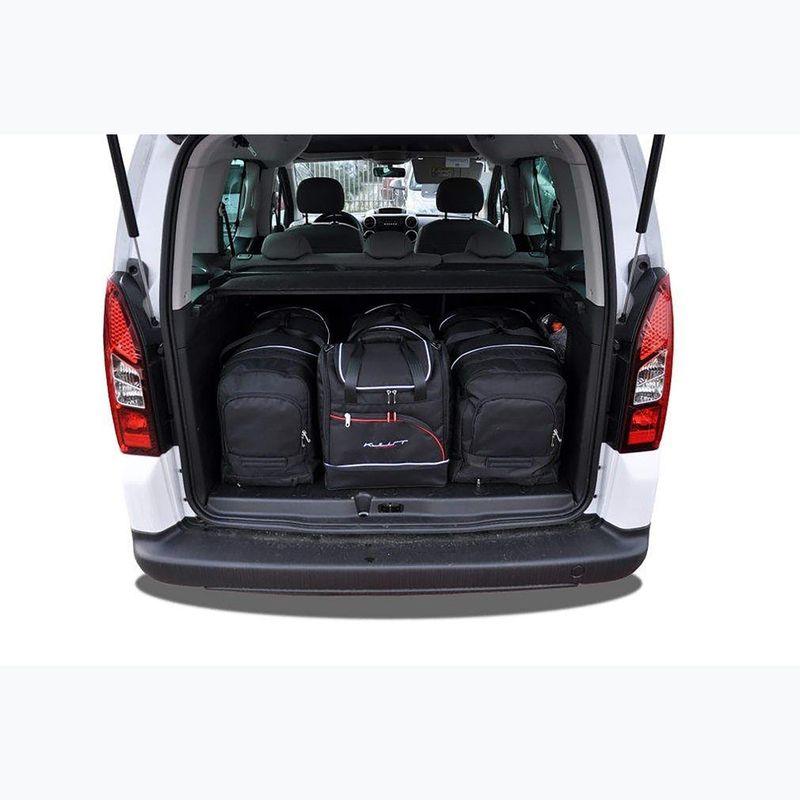 Sada tašiek do kufra KJUST Citroen Berlingo 2008-2018 4 ks black 18