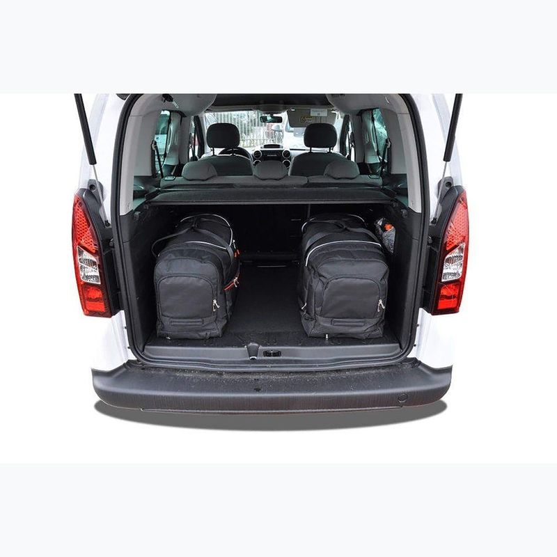 Sada tašiek do kufra KJUST Citroen Berlingo 2008-2018 4 ks black 20