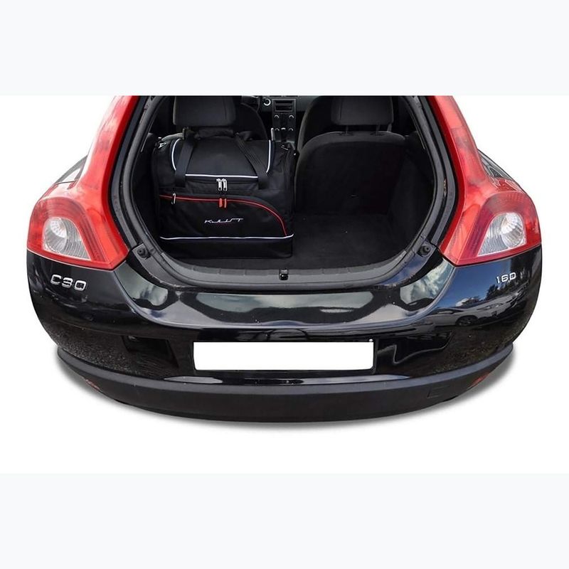 Súprava tašiek do batožinového priestoru KJUST Volvo C30 2006-2012 4 ks black 13
