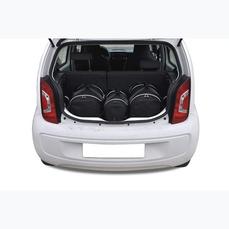 Súprava tašiek do batožinového priestoru KJUST Volkswagen Up! 2011-2023 3 ks black 10