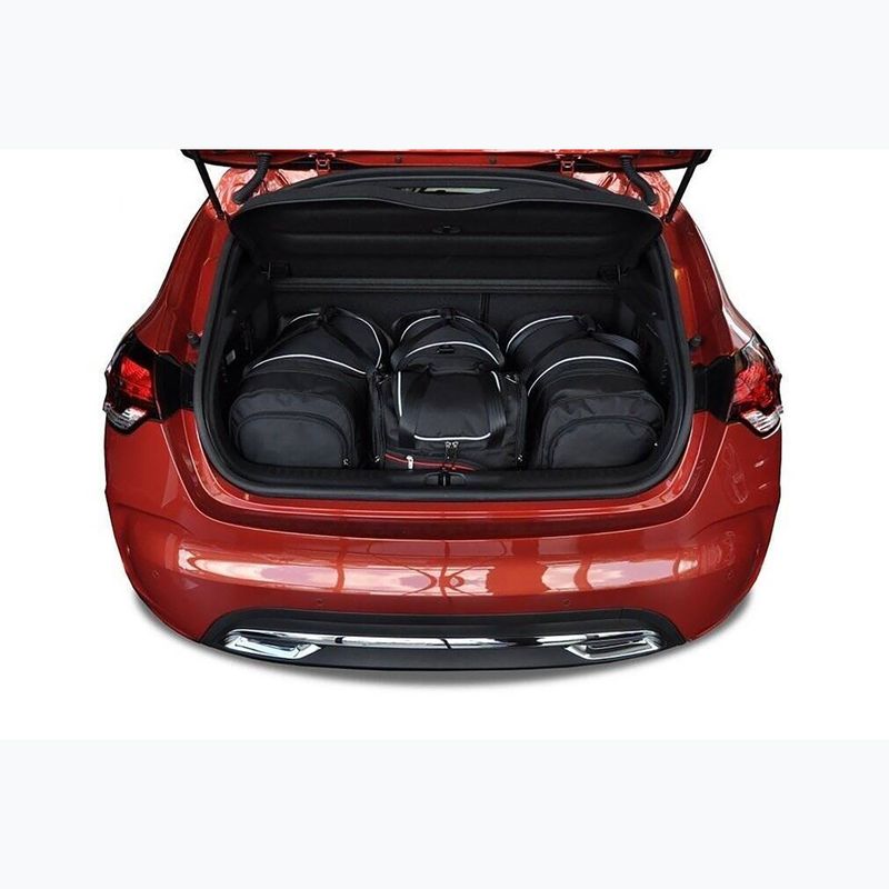 Sada tašiek do kufra KJUST Citroen Ds4 Hatchback 2011-2015 4 ks black 15