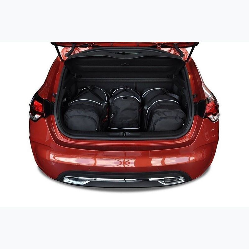 Sada tašiek do kufra KJUST Citroen Ds4 Hatchback 2011-2015 4 ks black 16