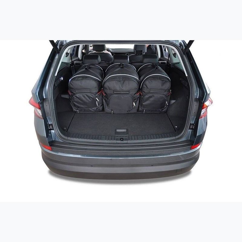 Sada tašiek do batožinového priestoru KJUST Skoda Kodiaq 2016-2023 5 ks black 13